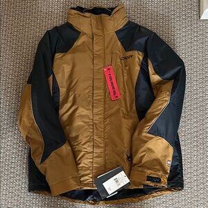Spyder Black and Gold Outdoor Jacket